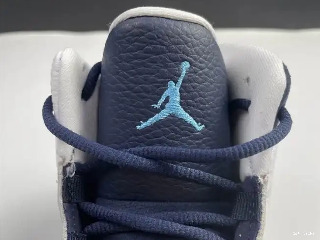 1st Kicks Shoes Jordan Dark Blue 13 Air 414571-144 Powder 0624